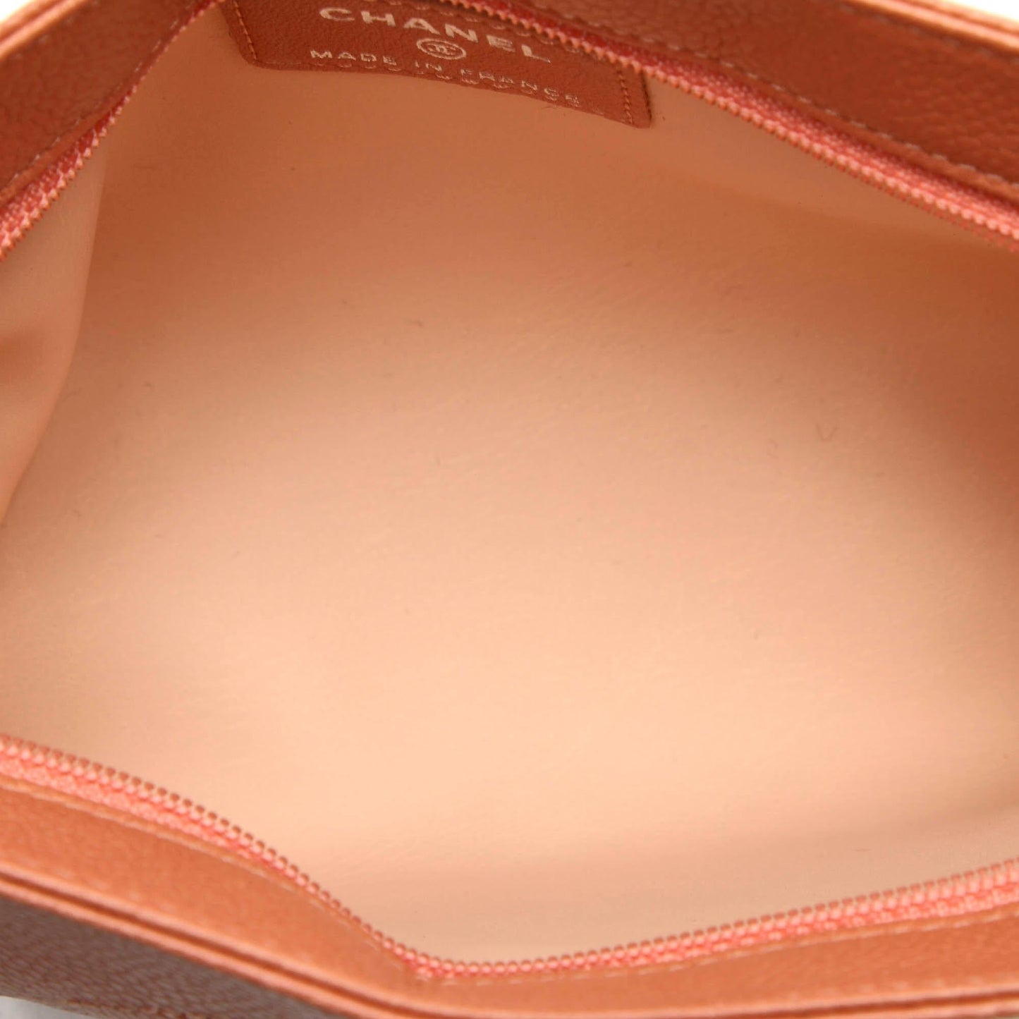 Chanel CC Caviar Leather Pouch