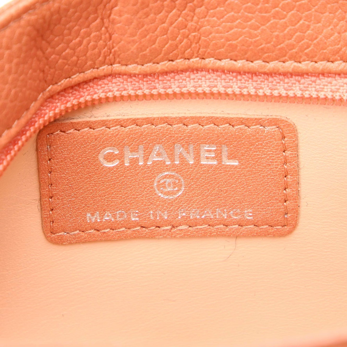 Chanel CC Caviar Leather Pouch