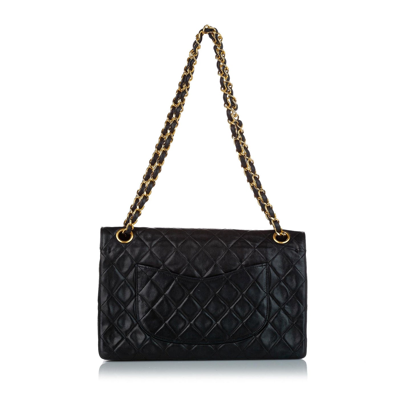 Chanel Classic Medium Lambskin Leather Double Flap Bag