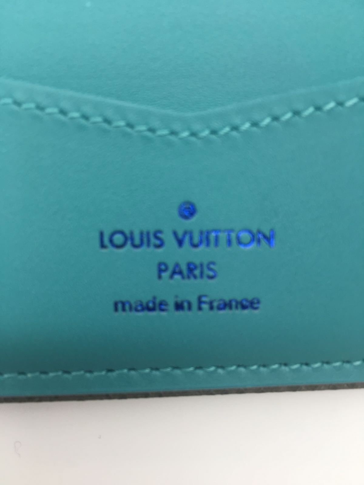 Louis Vuitton Pacific Blue Monogram Slender Wallet | M62248