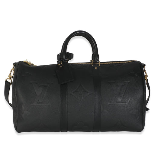 Black Monogram Empreinte Giant Keepall Bandouliere 45