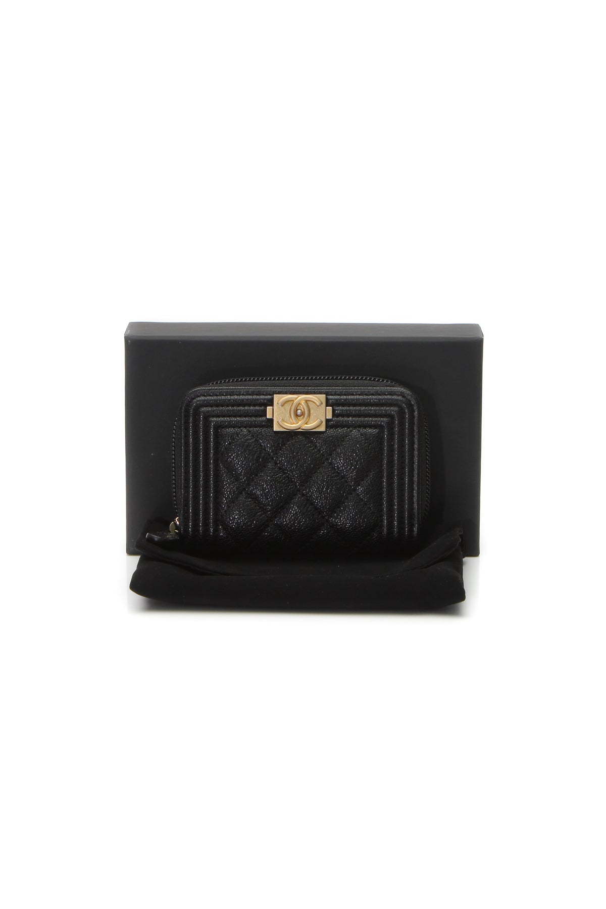 Boy O-Card Holder - Black