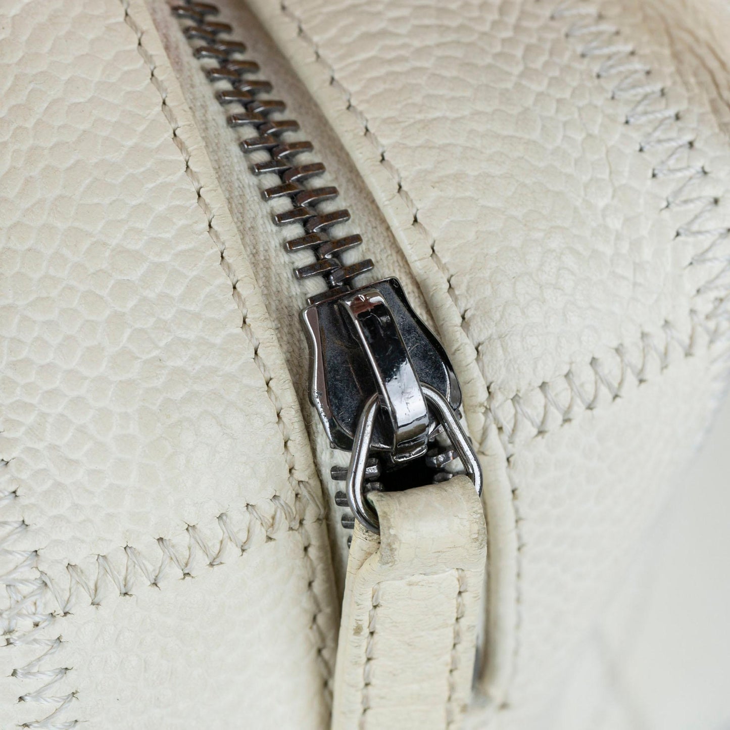 Chanel Choco Bar Caviar Leather Shoulder Bag