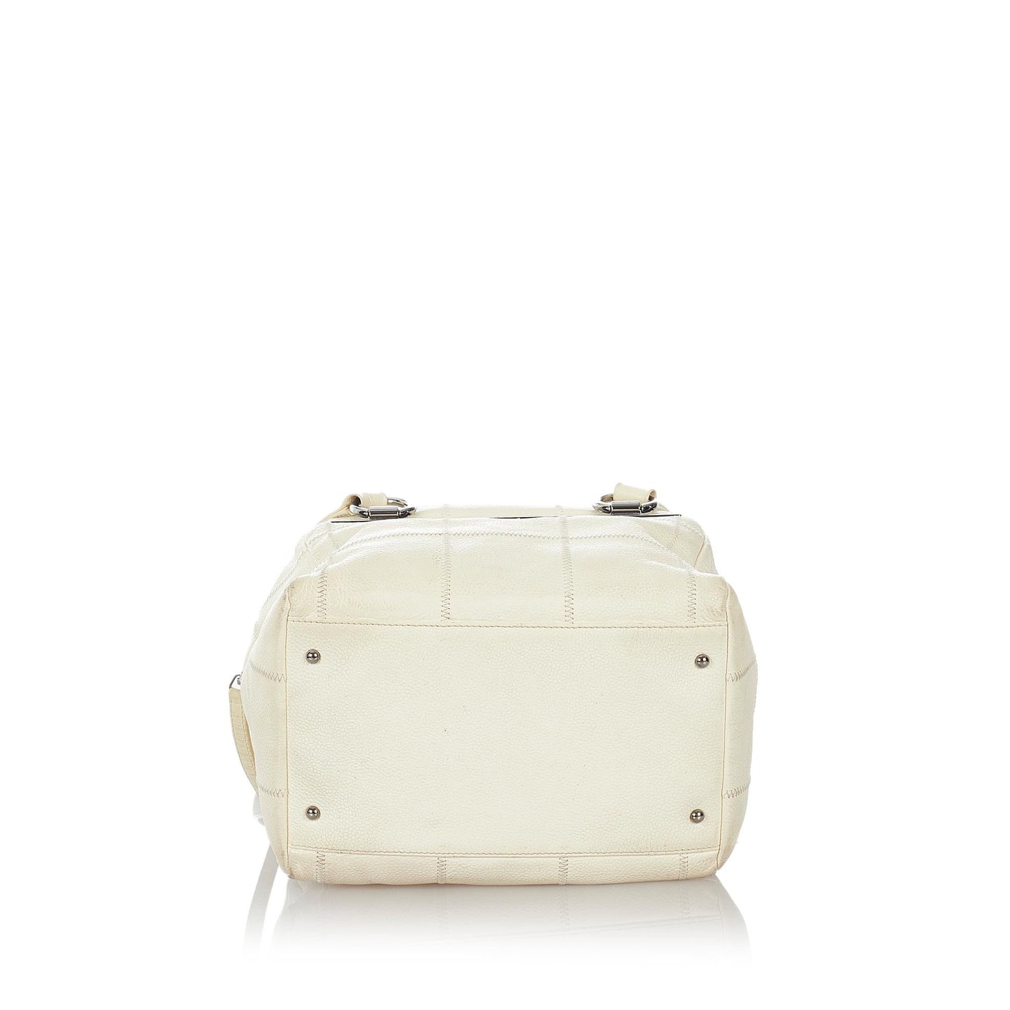 Chanel Choco Bar Caviar Leather Shoulder Bag