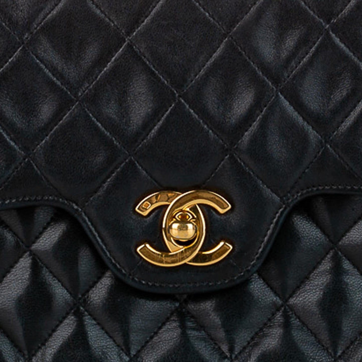 Chanel Classic Medium Lambskin Leather Double Flap Bag