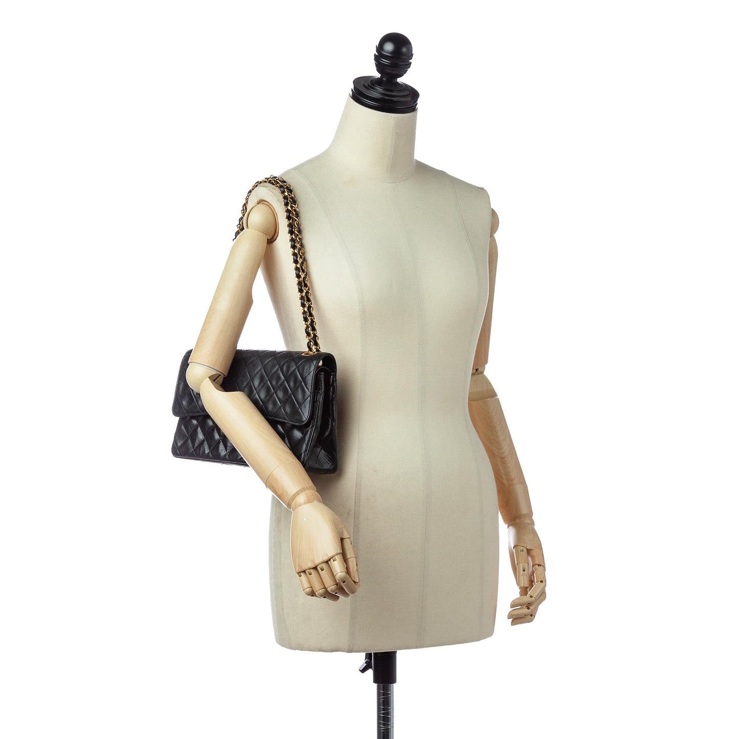 Chanel Classic Medium Lambskin Leather Double Flap Bag