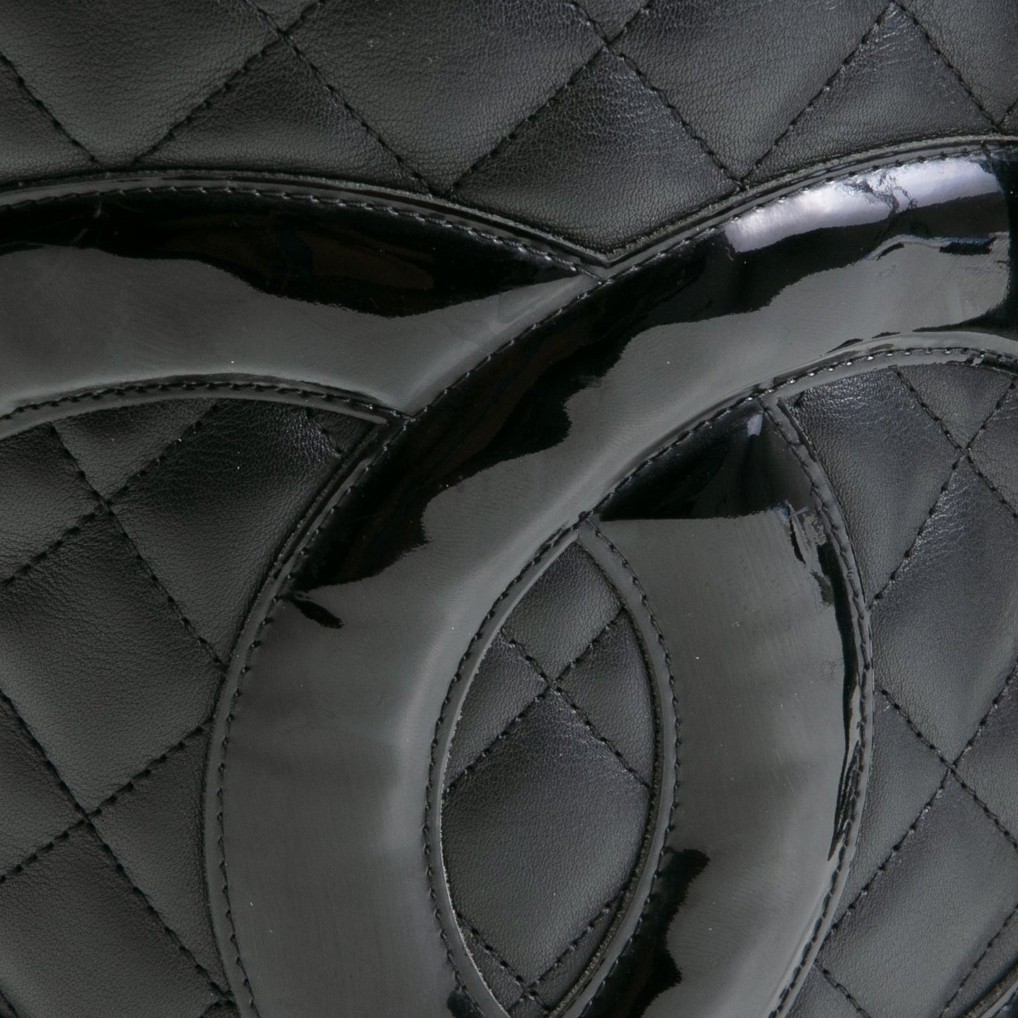 CHANEL Calfskin Quilted Cambon Tote Large- Black