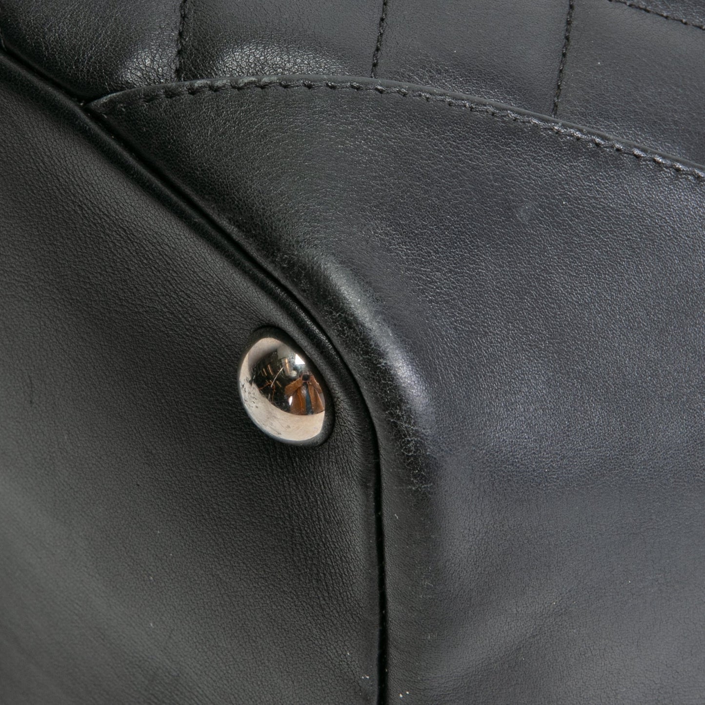 CHANEL Calfskin Quilted Cambon Tote Large- Black