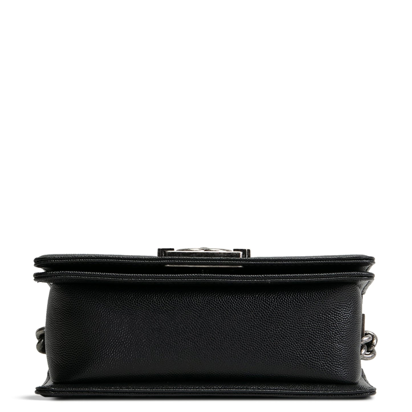 CHANEL Caviar Quilted Boy Flap Bag Small- Black