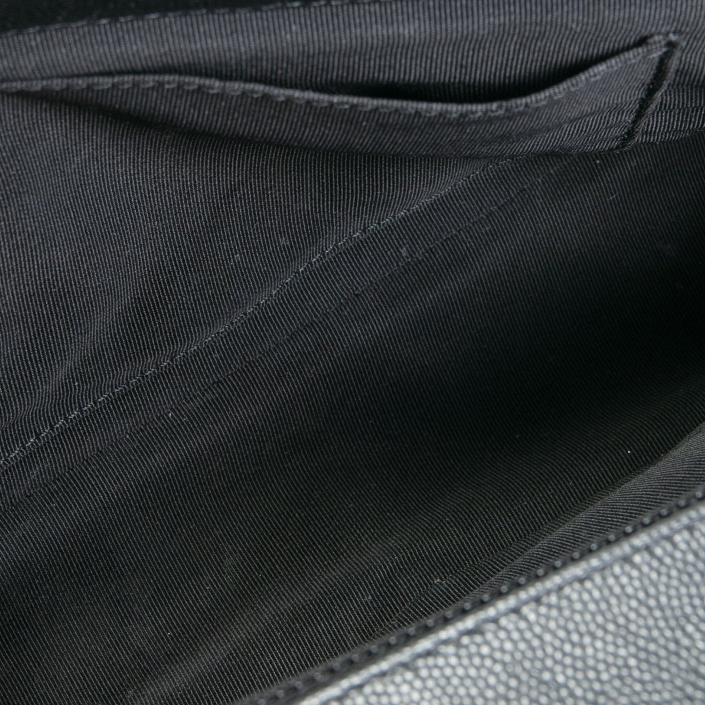 CHANEL Caviar Quilted Medium Boy Flap Bag- Black