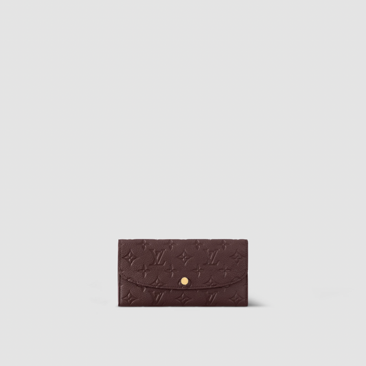 Louis Vuitton Wine Red Emilie Wallet M82451